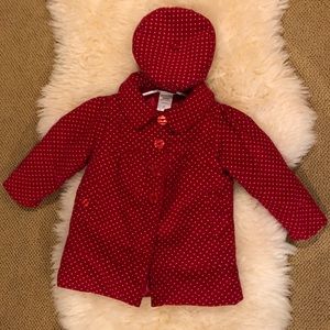 Toddler Girl Corduroy Coat Size 3T.